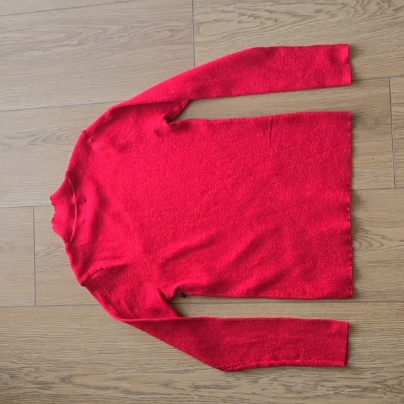 Calvin Klein -  Sparkling Red Cutout Top - Picture 7 of 9